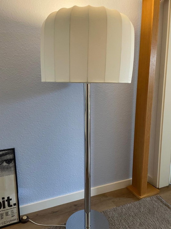 Image 1 of Lampadaire Original Staff Leuchten Space Age – Modèle 001400 – Milieu du siècle 1960 (Chrome impeccable)