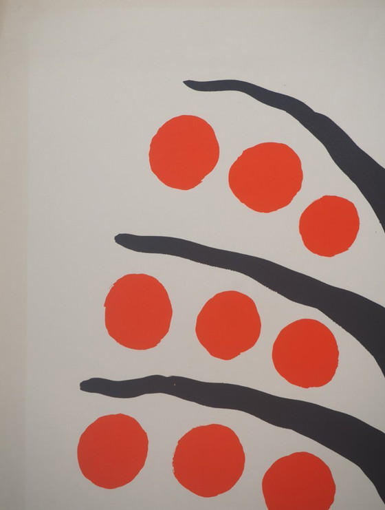 Alexander Calder : Arbre Heureux, Affiche en Lithographie Originale Signée – Paper (photo 4 of 6)