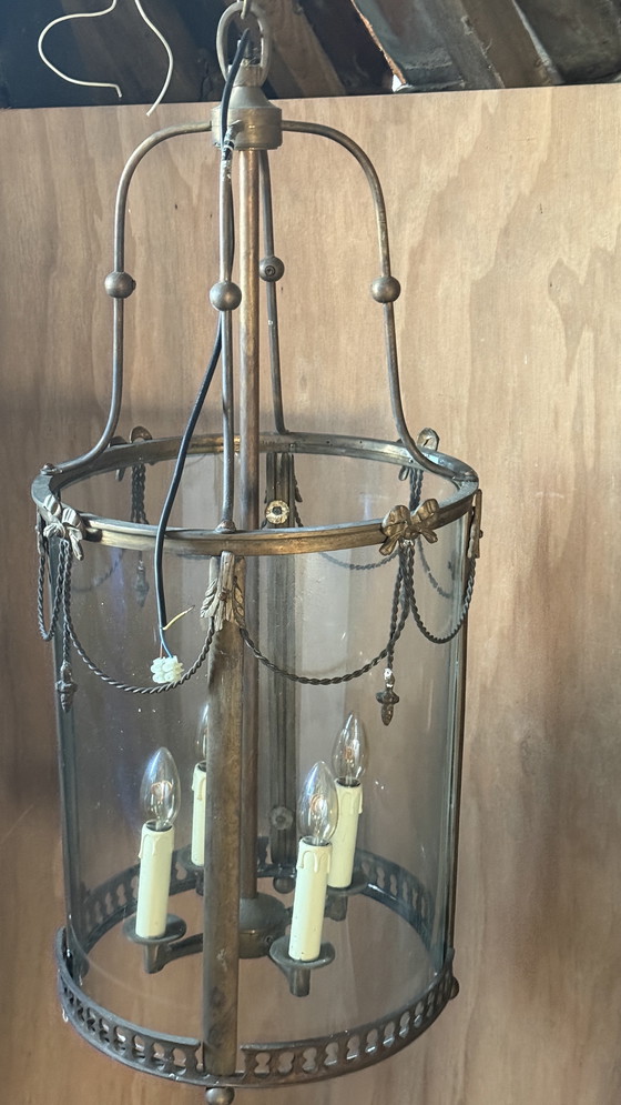 Image 1 of Beeldschone lantaarn ( doet het) aan ketting van 50 cm 