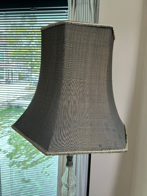 Vintage Staande Schemerlamp Uit 1940-1950 – vloerlampen, Brass (photo 2 of 6)