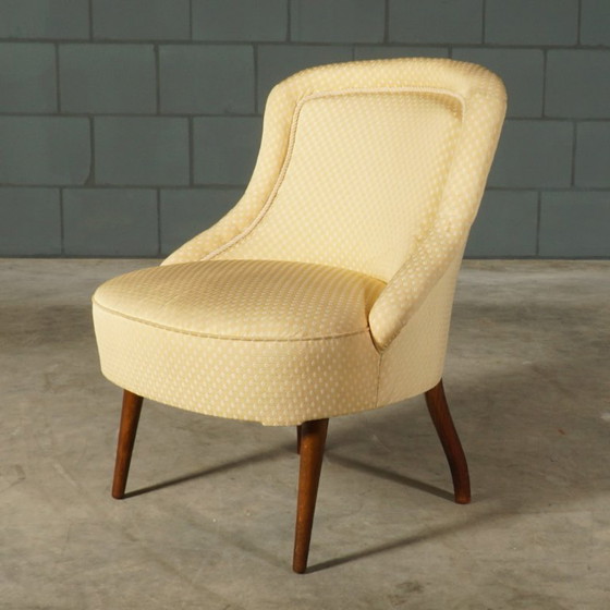 Set of Vintage Cocktail Armchairs – 1960s – Textile (photo 7 of 15)