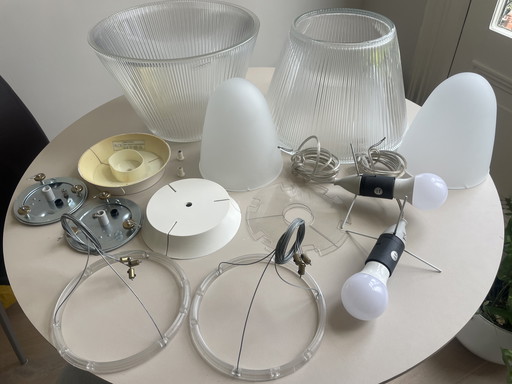 2x Flos Romeo Moon S2 ceiling light