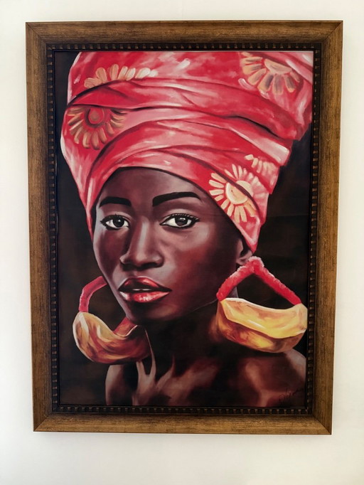 Dipinto incorniciato "La Baiana"