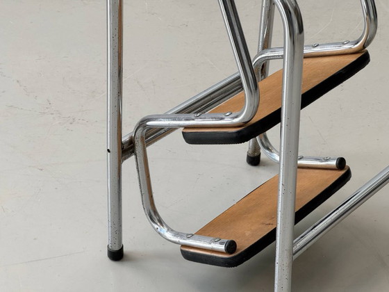 Image 1 of Sgabello pieghevole con rivestimento in Resopal, Svizzera, anni '70