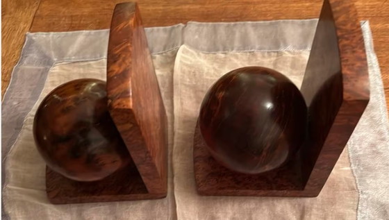 Image 1 of Paire de serre-livres art déco, école d'Amsterdam.