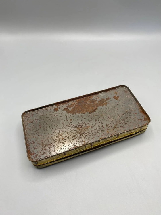 Lithographed Tin Box – Lorraine Bergamots – Cross of Lorraine – Nancy, 1920s-1940s – Decorative Objects, Metal (photo 3 of 6)