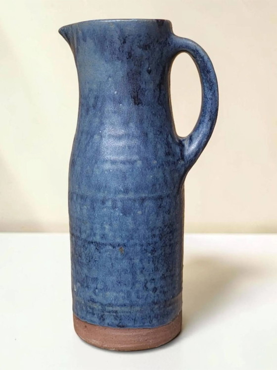 Stoneware jug J&N Pierlot Ratilly / Puisaye. 1960s. – Glass & Decanter, Porcelain, Vintage (photo 10 of 10)