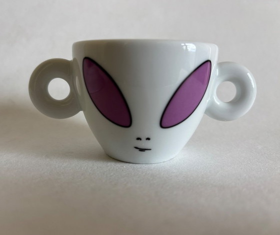 Image 1 of tazza e piattino Alien Illy Art collection
