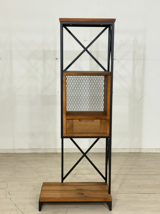 Image 1 of Industriële designplank, decoratieve kast, ladekast, boekenkast