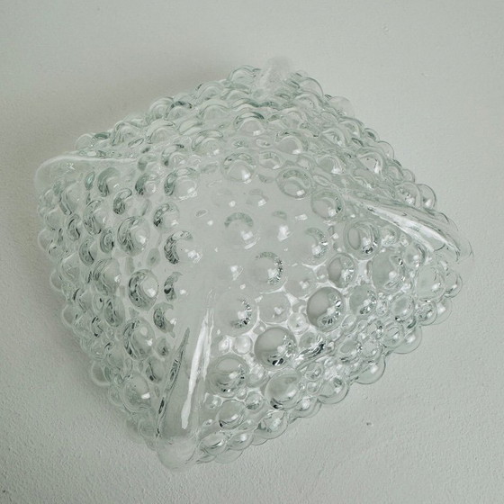 Image 1 of VINTAGE BUBBLE GLASS WALL LIGHT