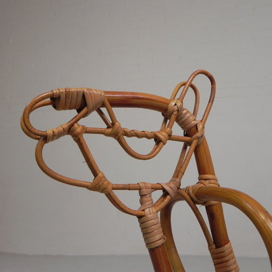 Image 1 of Cheval à bascule en bambou, 1960