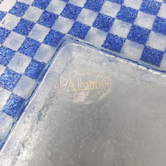Splendido vassoio italiano in vetro di Murano di Albatros, risalente agli anni '70. – Accessori da tavola (photo 9 of 9)
