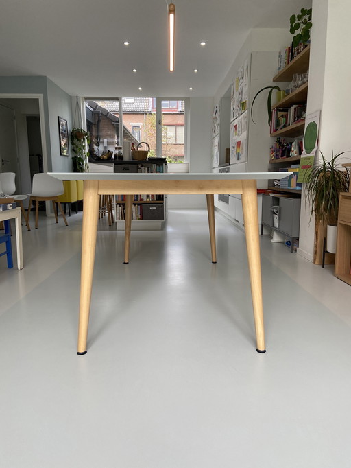 Ruijch Retro Icegrey Eettafel 180 x 90 cm