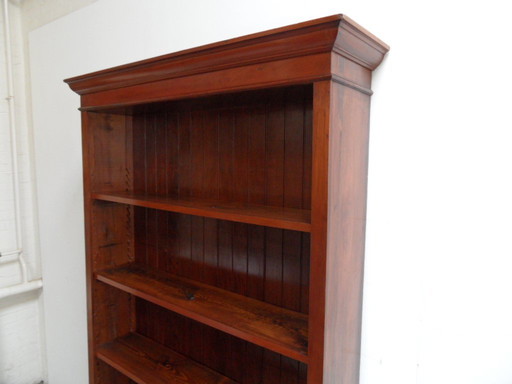 Antique open bookcase