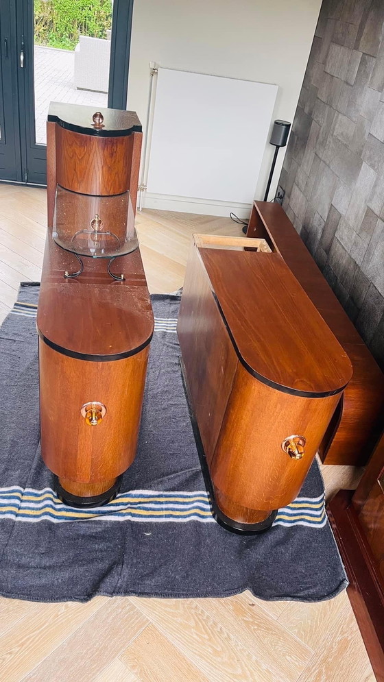 Image 1 of Art Déco de Coene Fréres Cosy Corner ca 1930