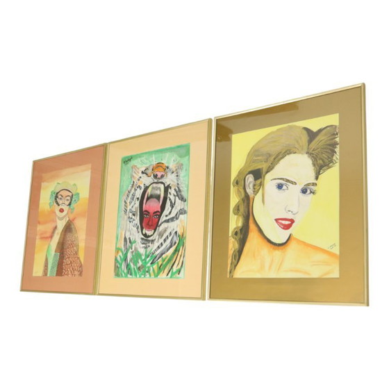 Image 1 of Vintage Framed Paintings