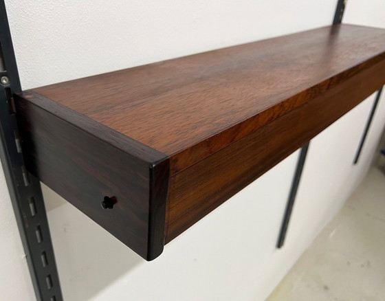 Image 1 of Lampada vintage in palissandro di Kai Kristiansen per il sistema modulare da parete FM.