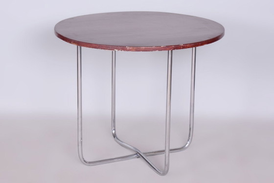 Juego de comedor original Bauhaus, de Hynek Gottwald, cromado, checo, década de 1930. – Conjuntos de comedor (photo 8 of 16)