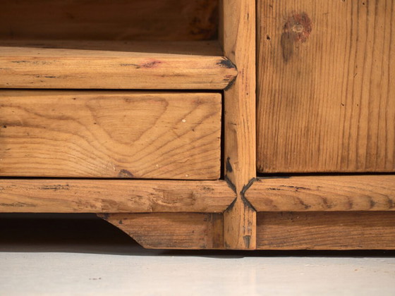 Credenza bassa antica in legno di pino – Cina, circa 1930 – Credenze, Iron (photo 40 of 40)
