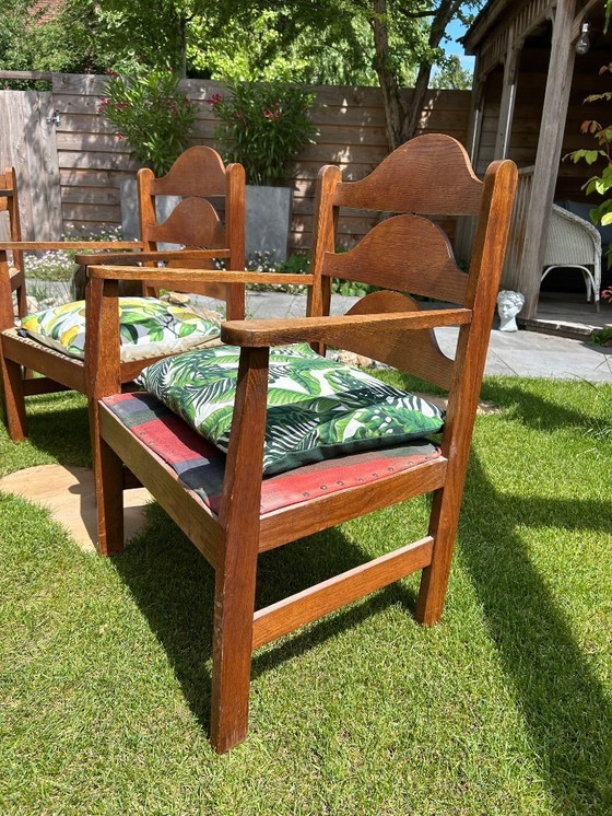 Image 1 of 3 Hague School chairs by Cornelis van der Sluys