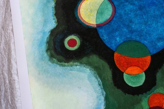 Image 1 of Deep Impulse (Vertiefte Regung, Deepened Impulse) – Kandinsky 1928 – Poster 70 × 100 cm