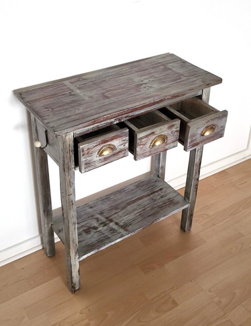 Antique Patinated Console