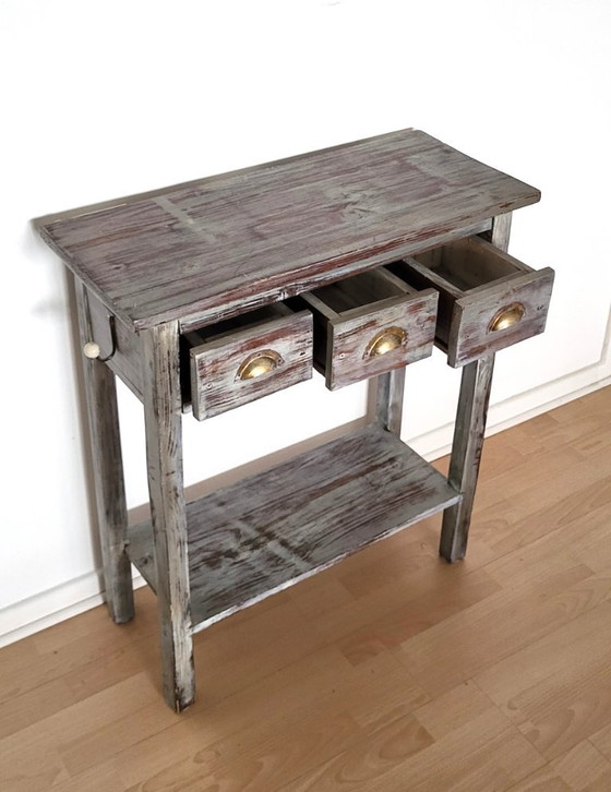 Image 1 of Antique Patinated Console