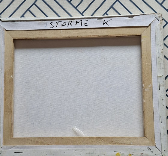 Rustikale Fassade mit Lebendigem Moos Original Ölgemälde ~ Storme K. – Kunst, Wood, Canvas (photo 3 of 6)