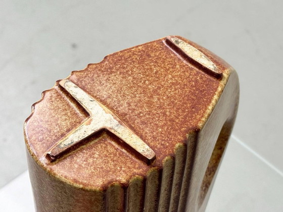 Image 1 of Set di 4 vasi/sculture in ceramica, dalla forma organica, di Bertoncello, Italia, anni '70.