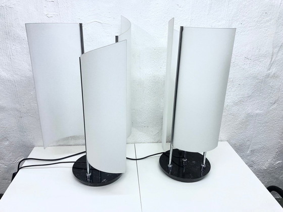Image 1 of 2 XXL Arianna table lamps Design Bruno Gecchelin for Oluce 1990