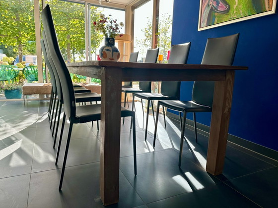 Zanotta Lialta rivestimenti sfoderabili in grafite sedie 8 pezzi I – Set da pranzo, Alluminio, Altro (photo 8 of 15)