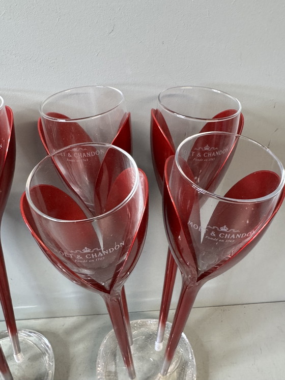Moët & Chandon Champagneglazen - Set van 8 – Tafelaccessoires, Glass, Plastic (photo 12 of 15)
