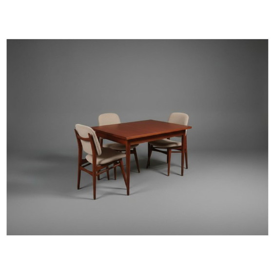 Image 1 of Vintage Fristho uitschuifbare eettafel in teak uit 1966