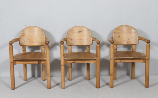 Set van 3 stoelen van Rainer Daumiller, 1980