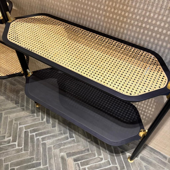 Baxter Libelle Bookcase – Metal, Rattan (photo 5 of 7)