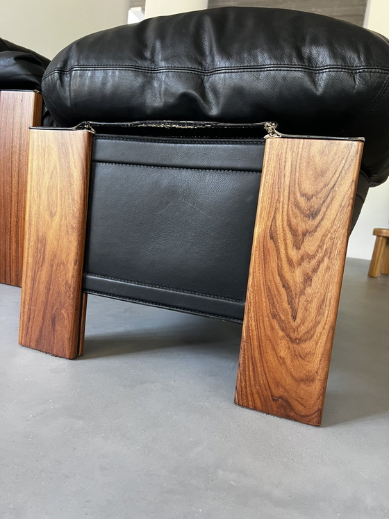 Image 1 of Bergere model lounge chair by Afra &Tobia Scarpa for maxalto 2* plus pouf 