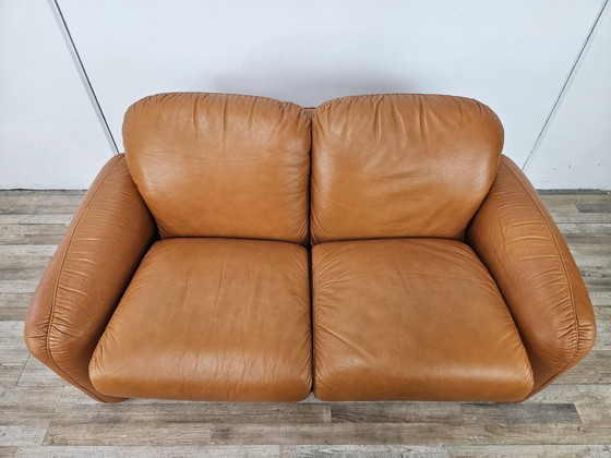 Divano letto a due posti "Piumotto" di Arrigo Arrigoni per Busnelli, 1970 – Divani 2 posti, Pelle (photo 4 of 20)