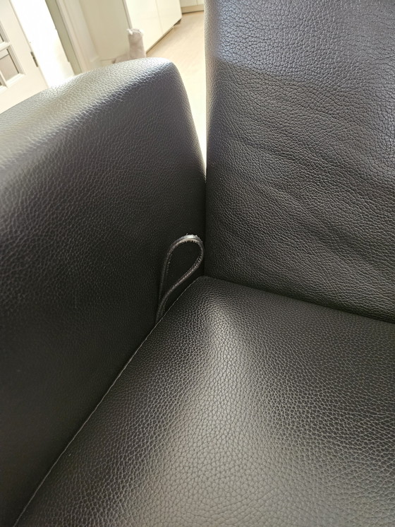 Image 1 of Chaises de salle à manger Leolux avec roulettes