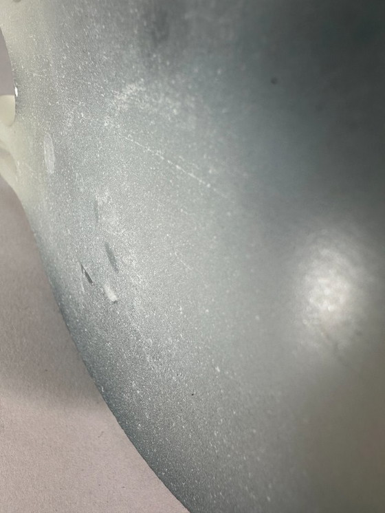 Image 1 of Sculpture de chien Murano Sommerso – De Mio Giuliano attrib. – Verre satiné – Verre d’art italien