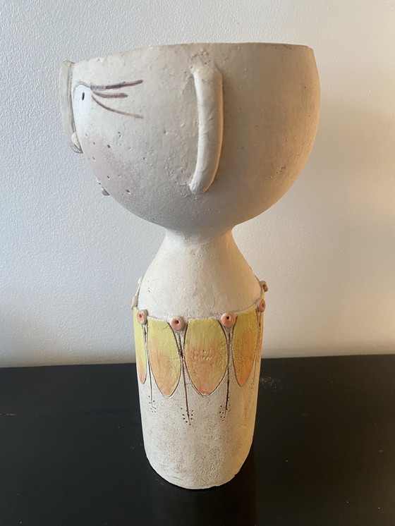 Image 1 of Scultura vegetale artigianale vintage ingenua