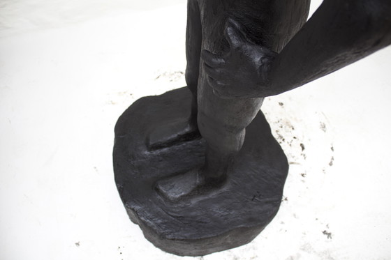 Image 1 of Grande figura in frassino intagliato III