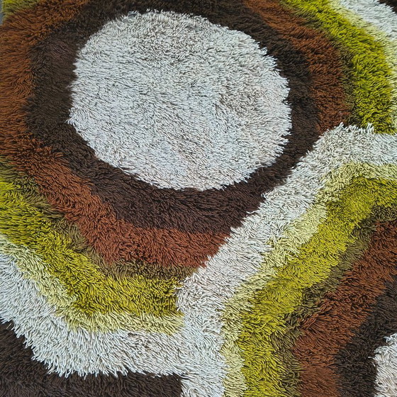 Wunderschöner Space Age Luxus Teppich von Desso aus den 1970er Jahren mit Originallabel. – Teppiche & Läufer (photo 6 of 16)