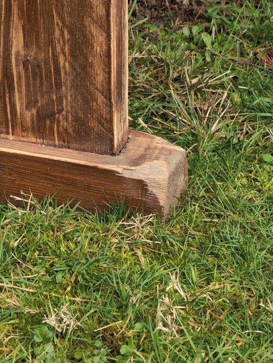 Image 1 of Panchina in pino lunga 1,18 m