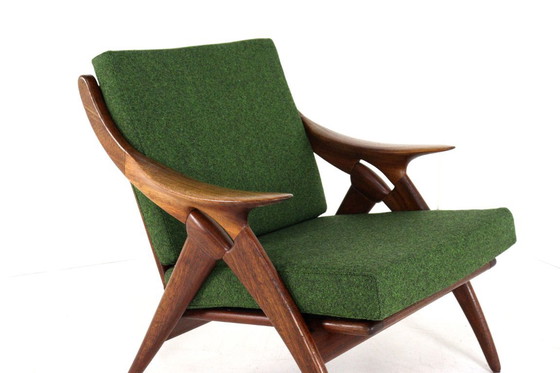 Image 1 of De Ster de Knoop fauteuil 'Glane' vintage gestoffeerd