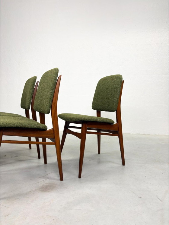 Image 1 of Set of 'Milan' dining chairs by Louis van Teeffelen for Wébé