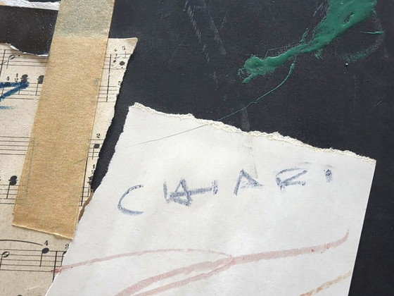 Image 1 of GIUSEPPE CHIARI (Fluxus). Musik durch die Zeit, 2005. Mischtechnik, 45 × 35 × 3 cm