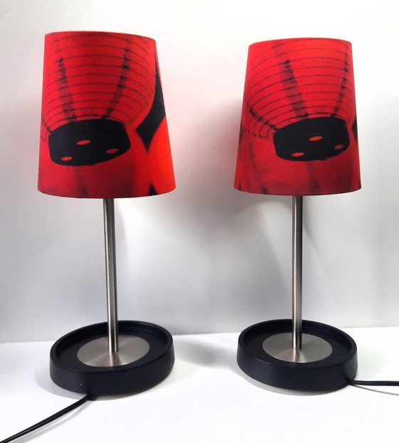 Image 1 of Set of 2 Vintage IKEA table lamps – Design Wiebke Braasch (1990s)