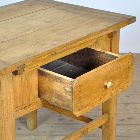 Image 1 of Beechwood Side Table, Circa 1900