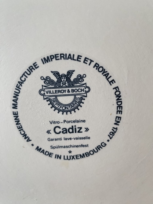 Große Gemüseschüssel, Salatschüssel, Terrine, Modell Cadiz von Villeroy & Boch, neu