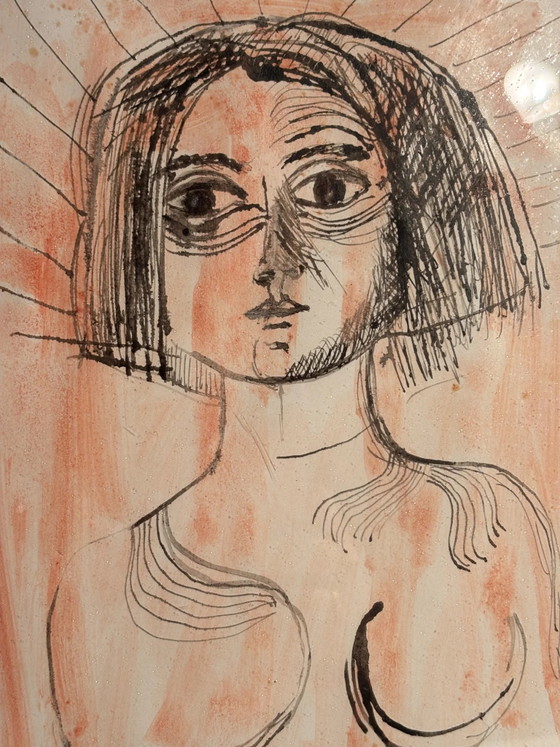 Ink and Watercolor Drawing on Paper by Bruno Cassinari, 1967 – Paintings & Drawings (photo 5 of 8)